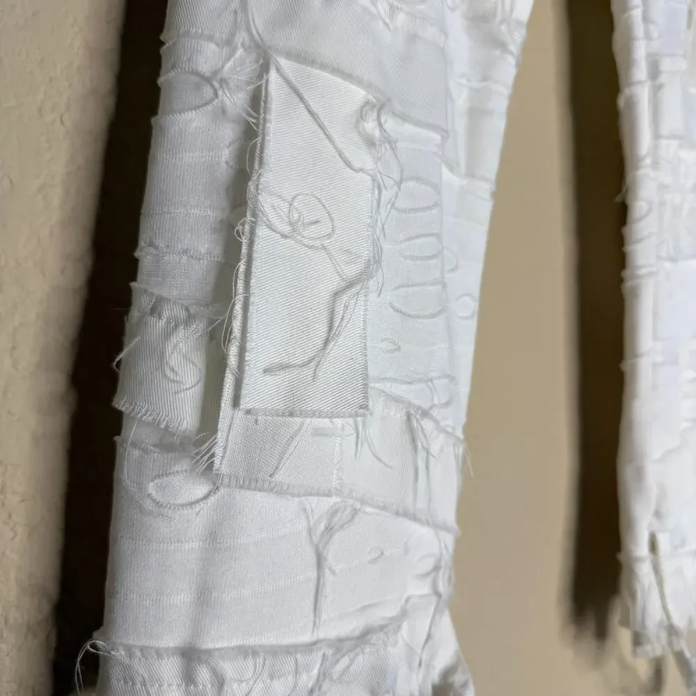 Wishcraft Chasing Fireflies Mummy Costume Pants Kids 6 White Cosplay Halloween